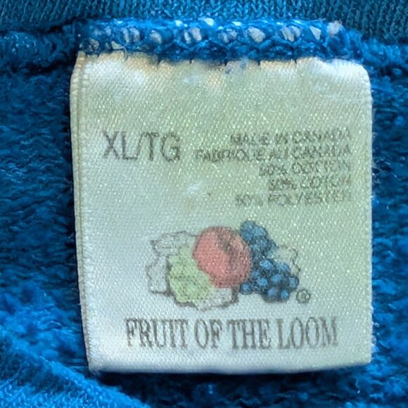 1991 FOTL 'Nothing Is Ever Simple' Horse Jumping Crewneck Made in Canada Size - - Picture 4 of 10